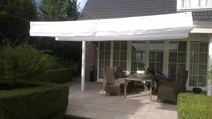 CamoBob - schaduwdoek wave sail -300x500cm - Wit