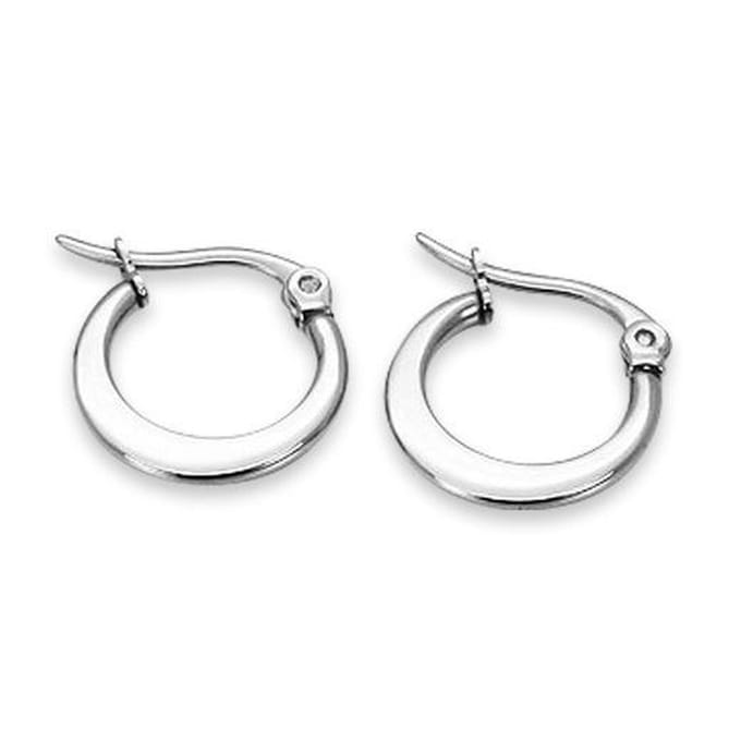 Amanto Oorbellen Brikke - 316L Staal PVD - ∅15mm - 1,5mm