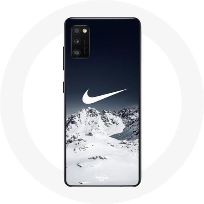 Coque Samsung Galaxy A41 Nike Logo Niege Hiver