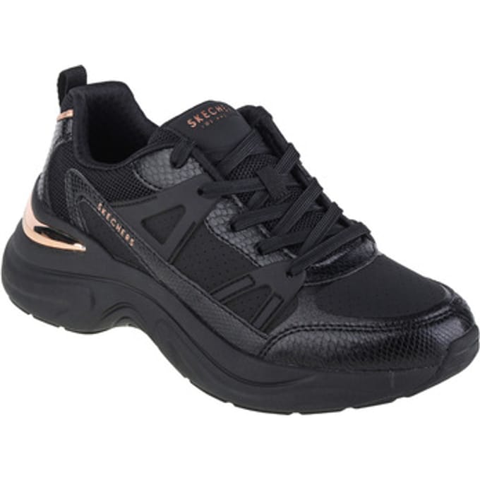Skechers Hazel - Faye Dames Sneakers - Zwart - Maat 39
