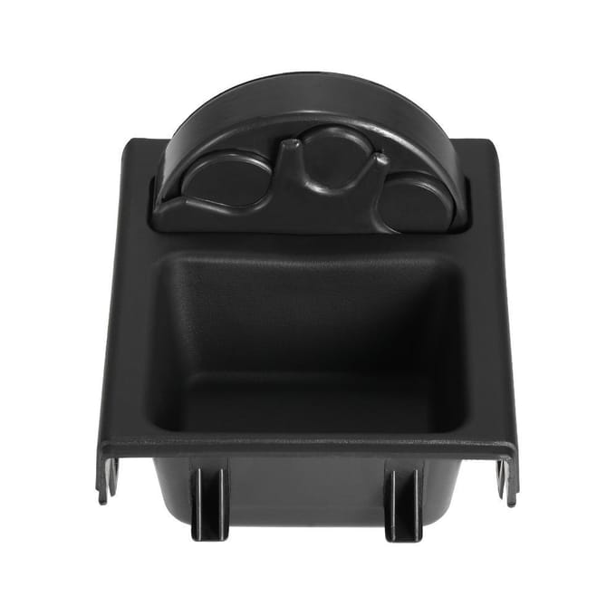 Auto Voorkant Middenconsole Bekerhouder + Munthouder Lade voor BMW 3Serie E46 1998-2004 Zwart black