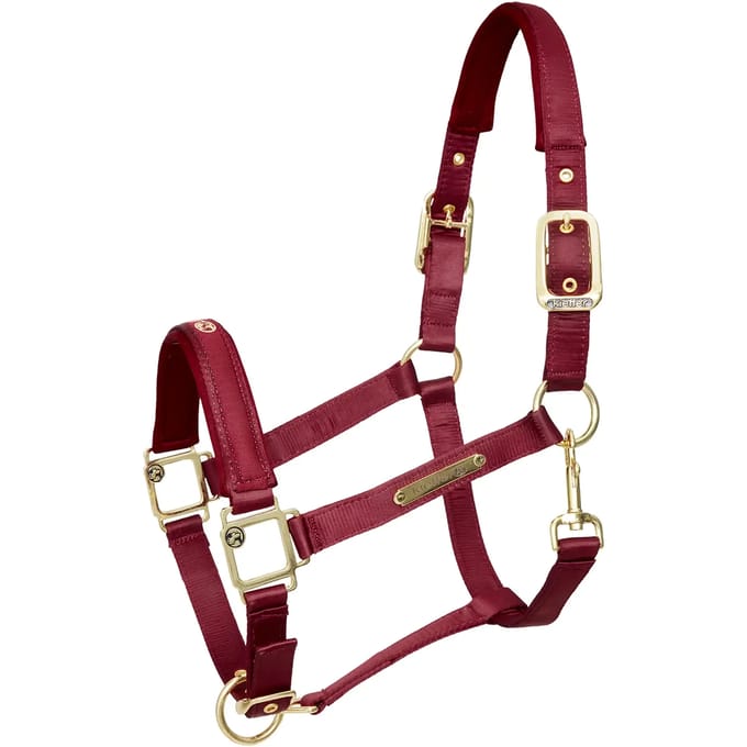 Nylon halster voor stalpaard Kieffer Satin Shine