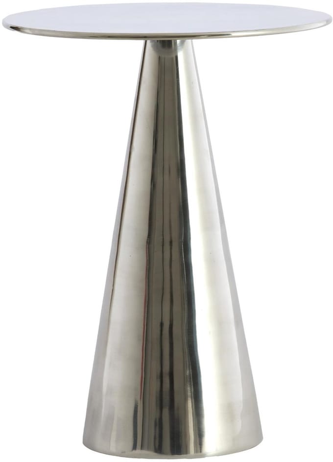 Light & Living Bijzettafel Leova - Nikkel - Ø39cm - Modern