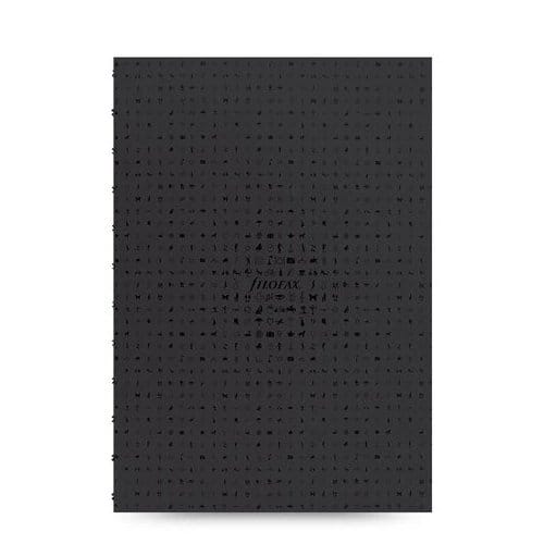 Filofax icon navulling a4 gelinieerd, zwart