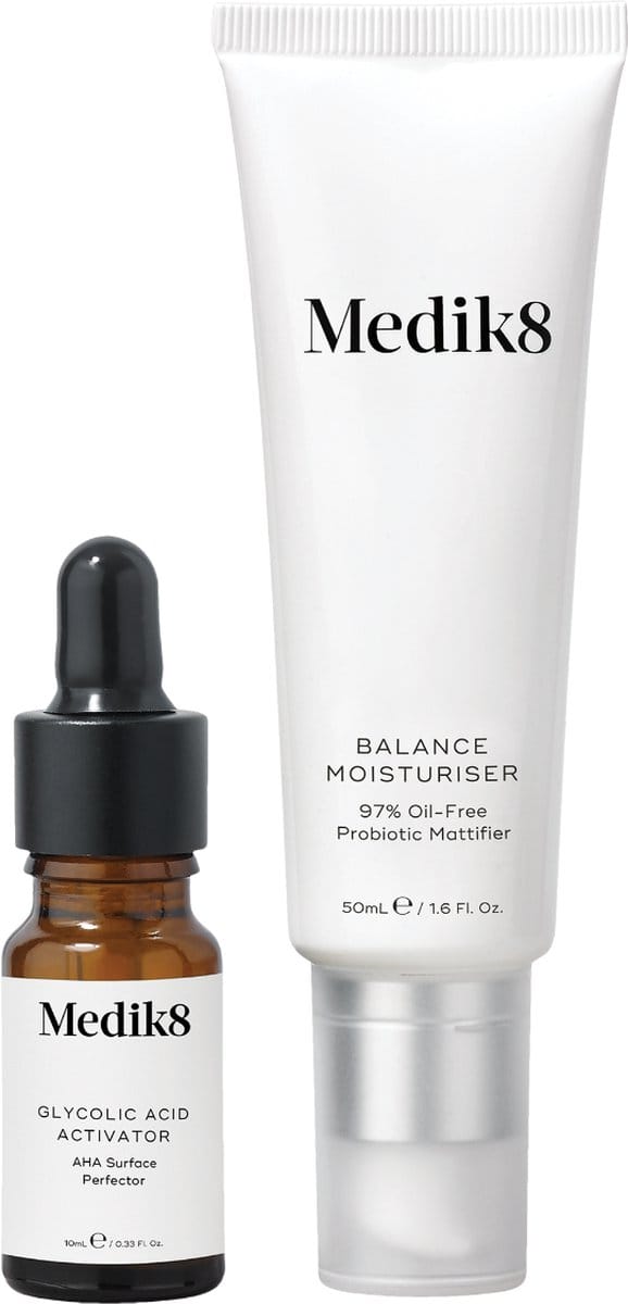 Medik8 Balance Moisturiser & Glycol Acid Activator Medik8