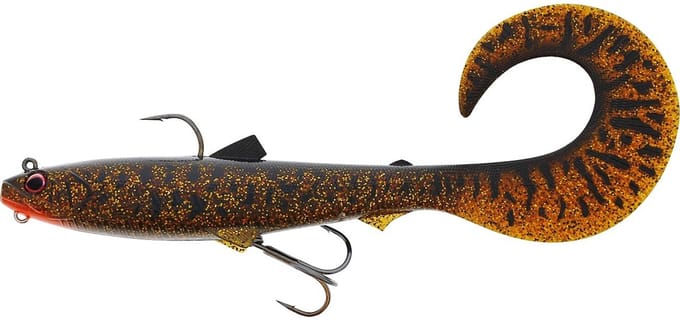 Westin Bullteez Curltail RNR Sinking Motoroil Burbot (16cm)