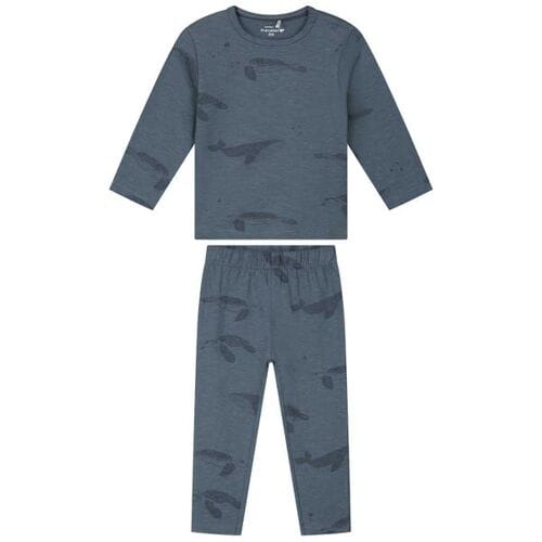 Prénatal peuter pyjama schildpad Steel Blue 110 heren