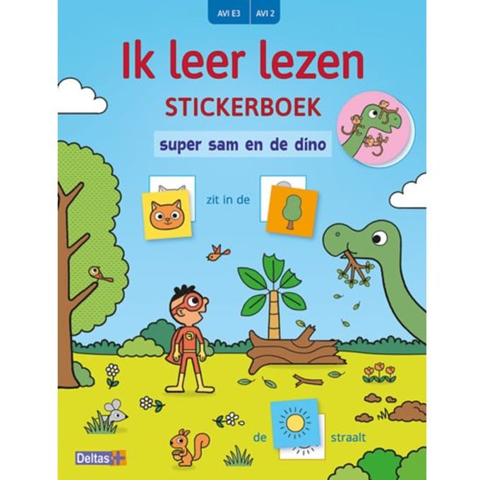 Super Sam En De Dino - Ik Leer Lezen Stickerboek - Saskia MARTENS