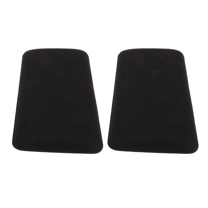 2 pièces Coussins de jambe de voiture Éponge Doux Universel Automobile Console centrale Coussin de genou et de coude Noir black