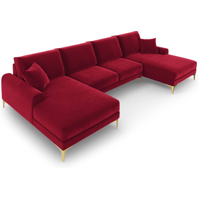 5-zitshoekbank Madara velvet | Mazzini Sofas
