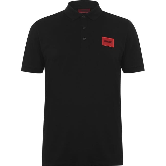 Hugo Heren Deruso Poloshirt (Zwart)