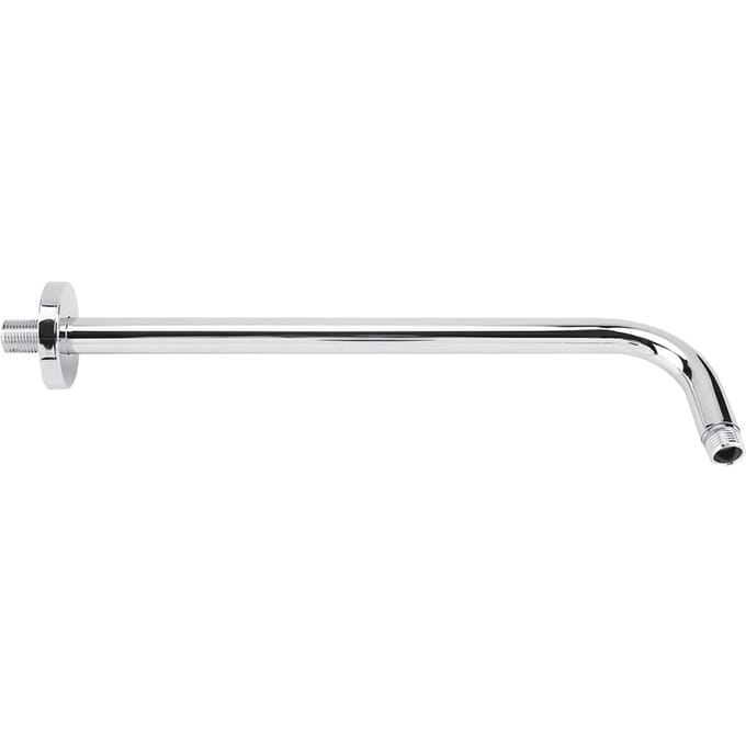 Ensemble de brides de remplacement pour bras de pommeau de douche à effet pluie en acier inoxydable extra long, fixation murale, finition chromée white