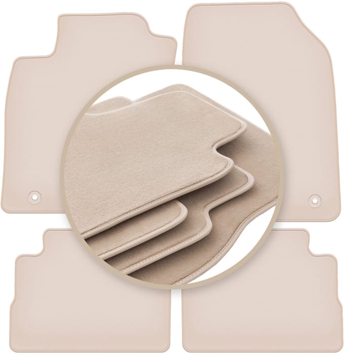PREMIUM beige matten voor: Opel Vectra C liftback, hatchback, sedan 2002-2008