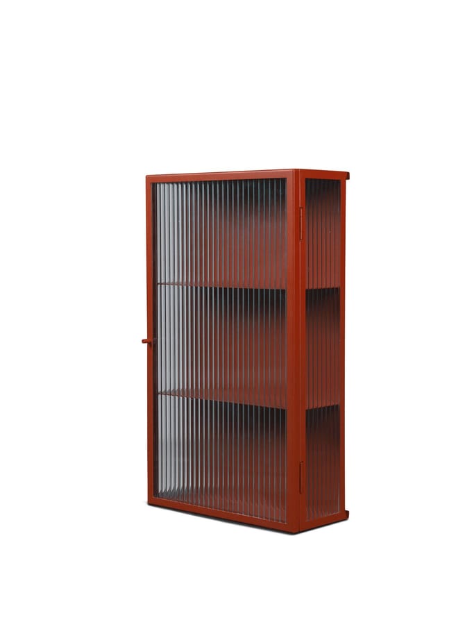 Ferm Living Haze Wandkast - oxidrood - 35 x 60 cm