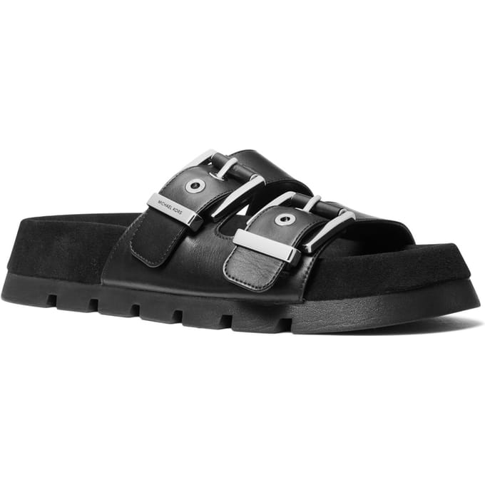 Michael Kors Colby Flat Sandal Black Größe: 41 | Sandalen Outlet | Damen | Schwarz
