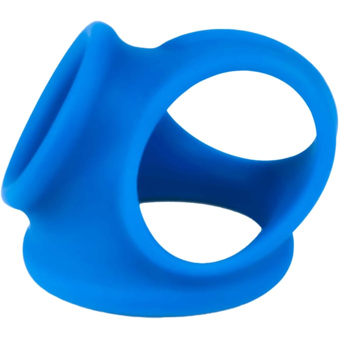 LoveToy - Pinnacle Pro - Trio Grip Enhancer Cockring - Blauw