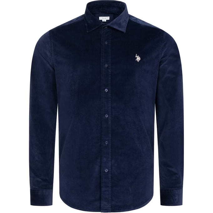 U.S. Polo Assn. heren corduroy overhemd van katoen met stretch