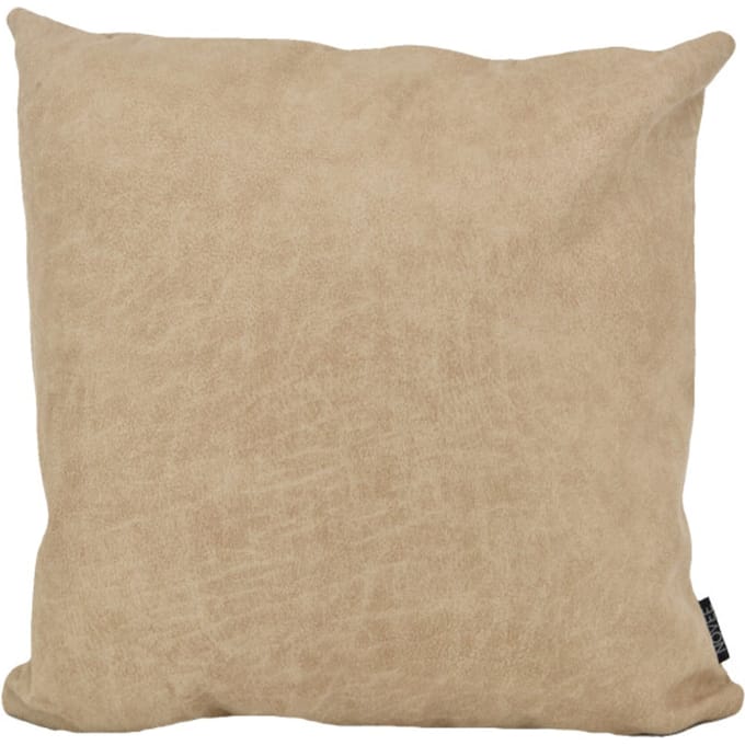NOVÉE Sierkussen dallas leather sand | 45 x 45 cm | leder/polyester