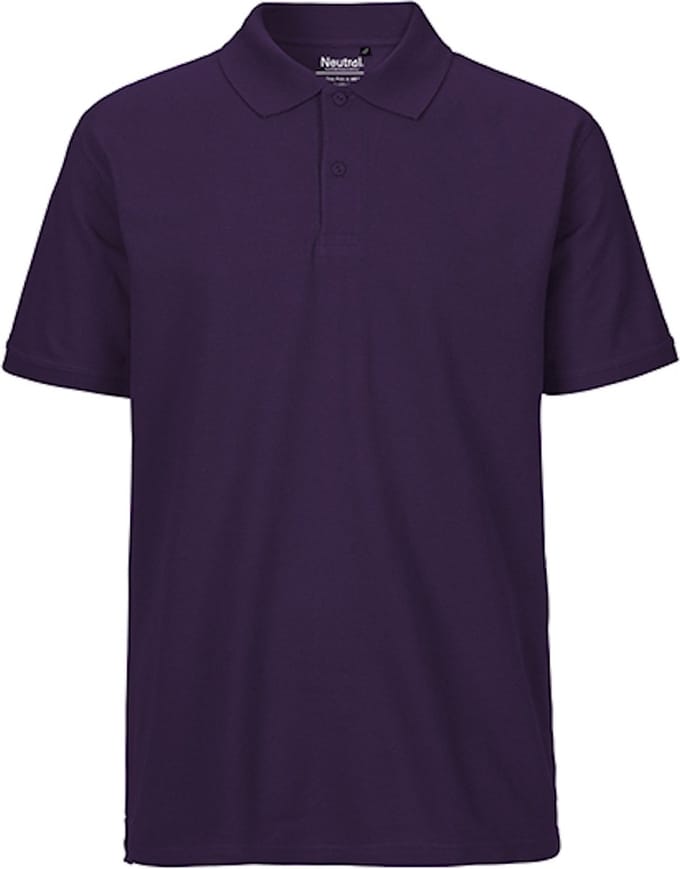 Men's Classic Polo met korte mouwen Purple - XL