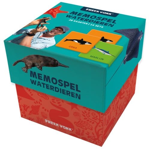 Freek Vonk Memospel Waterdieren Bordspellen