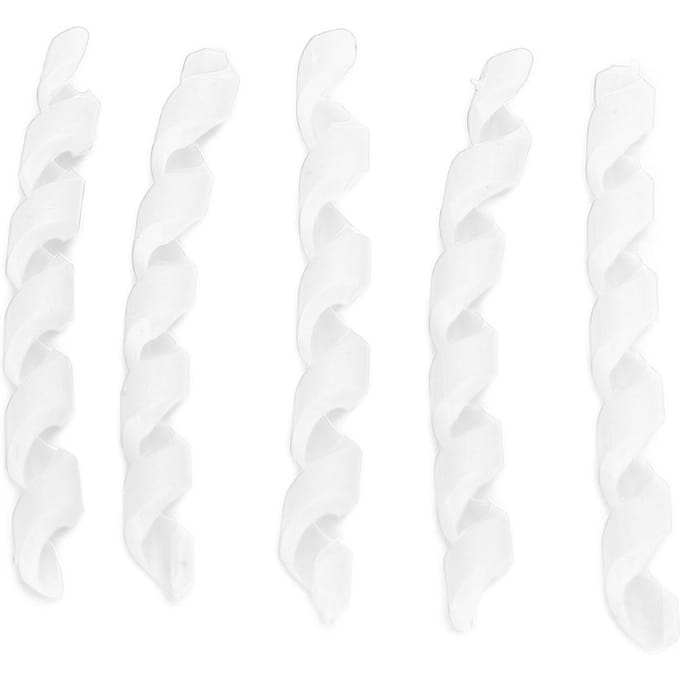 5 Stuks Fietslijn Beschermer Schroefdraad TPR Elastisch Rubber Eenvoudige Installatie FietsaccessoiresWit white