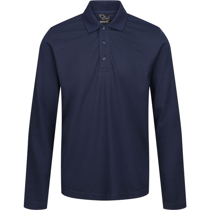 Regatta Heren Pro Poloshirt Met Lange Mouwen (Marine)