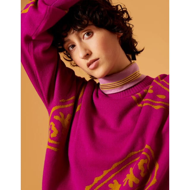 Oilily Tates Top- maatL Faded Grape
