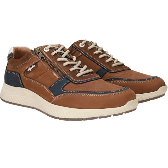 Heren Sneakers Australian Maurizio Cognac - Maat 46