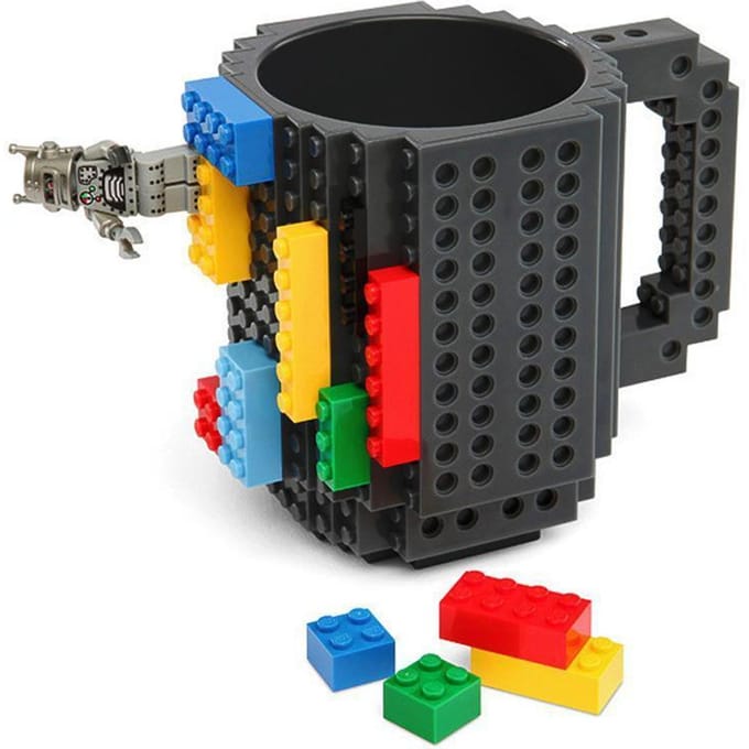 Gepersonaliseerde creatieve bouwsteen montagebeker Educatieve waterbeker voor kinderen Valbestendige mok 301-400ml