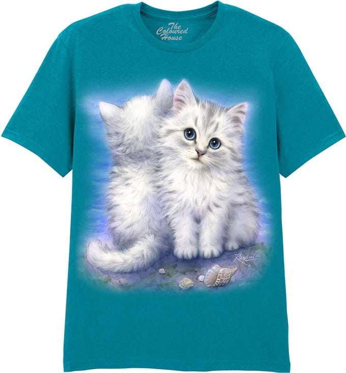 Katten Kittens First Date The Coloured House T-shirt 3XL
