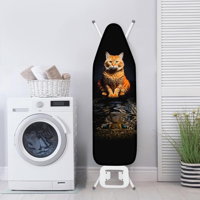 Strijkijzerhoes voor Strijkplank met Antislip en Elastische Rand, 130 x 45 cm