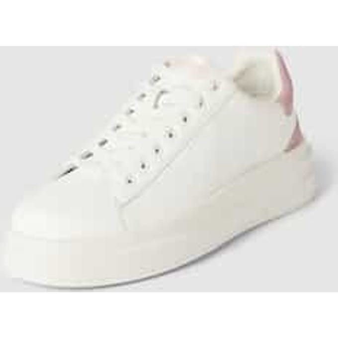 Sneakers met contrastgarnering, model 'ELBINA'