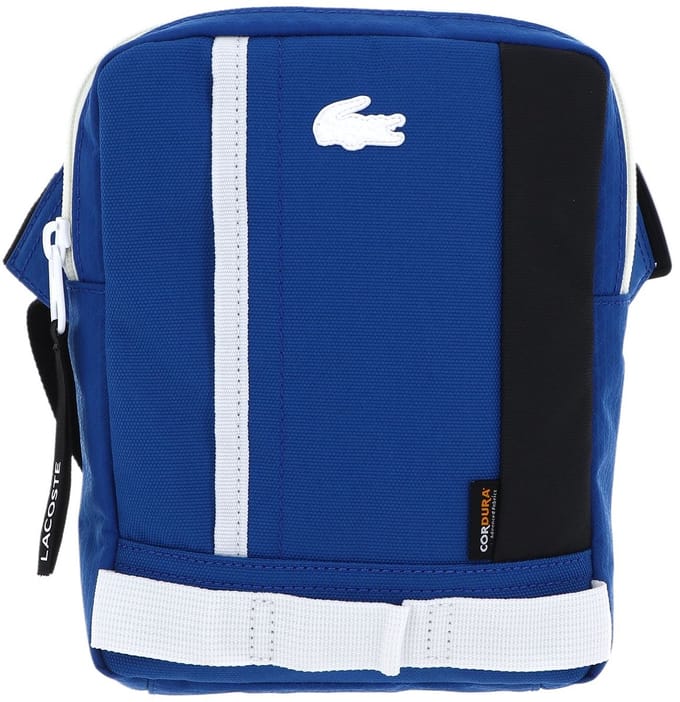 LACOSTE Schoudertas Urban Break Vertical Camera Bag Marina Noir Farine Blauw
