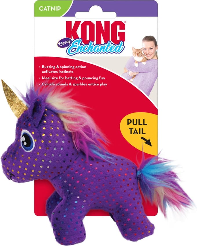 Kong Cat Enchanted Buzzy Unicorn - Kattenspeelgoed -