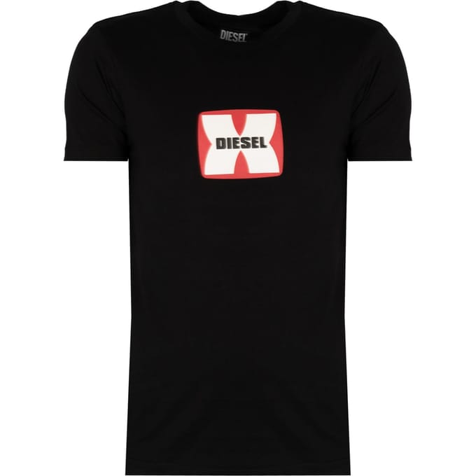 Diesel T-Shirt T-Diegor Mannen zwart