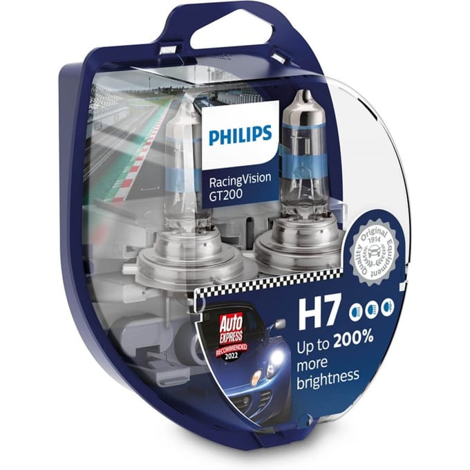 Philips H7 - Reservelampen - Racing Vision - 12V 55W - 2 Stuks