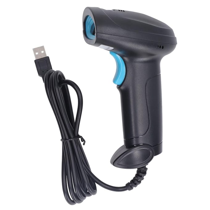1D Barcodescanner Hoge Nauwkeurigheid Snelle Decodering Ergonomisch USB Bedraad 1D Barcodelezer voor black