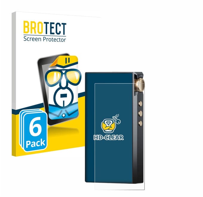 BROTECT - Screenprotector voor Cayin N3-Ultra - Folie Beschermfolie transparant 6 Stuks