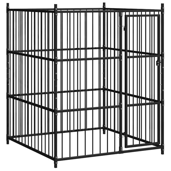 vidaXL - Hondenkennel - voor - buiten - 150x150x185 - cm