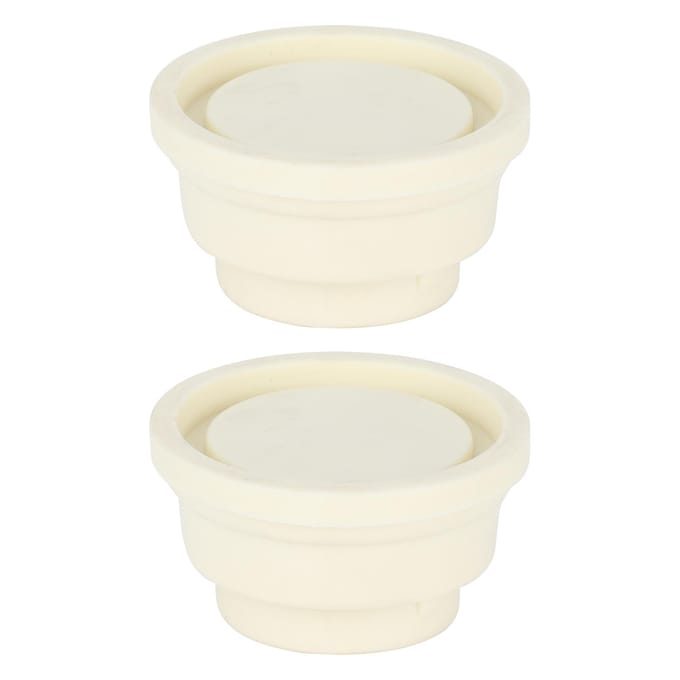 2 Stuks Zwembadladder Rubberen Plug Ladder Veiligheidsbumper Zwembadaccessoire white