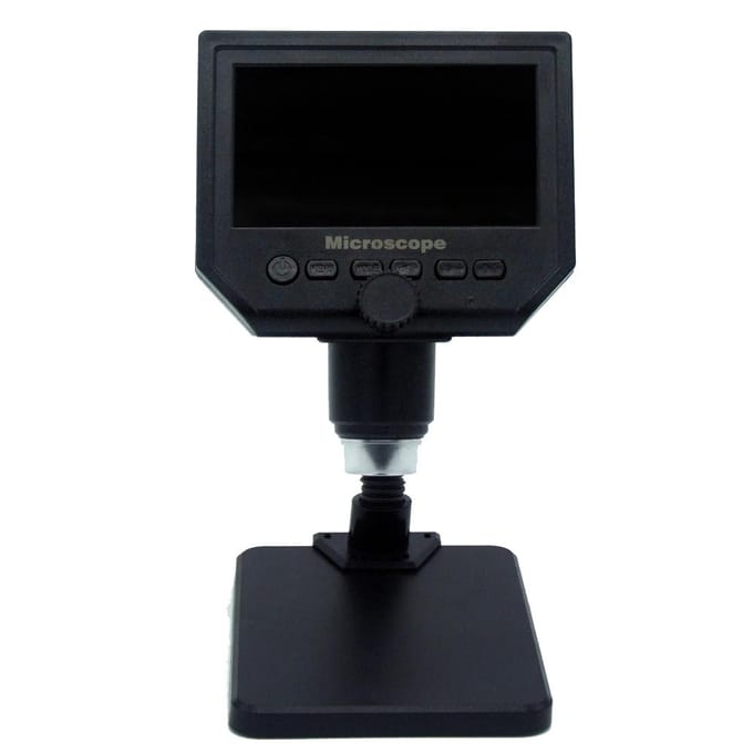 G600 draagbare digitale LCD-microscoop met hoge helderheid, 8 LED's en ingebouwde lithiumbatterij AU Plug