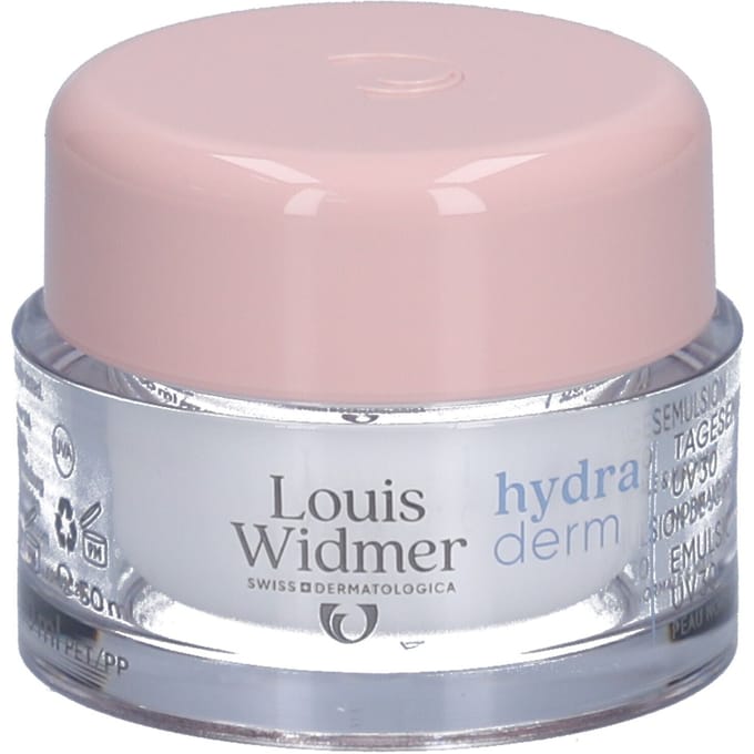 Louis Widmer Hydraderm Dagemulsie UV30 Zonder Parfum 50 Dagcrème