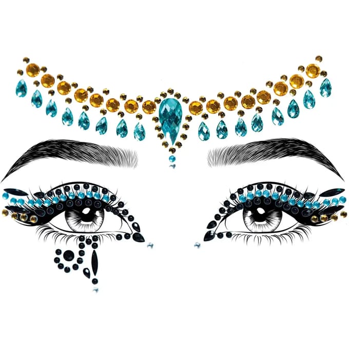 Gezichtstickers Cleopatra vrouw Leg Avenue