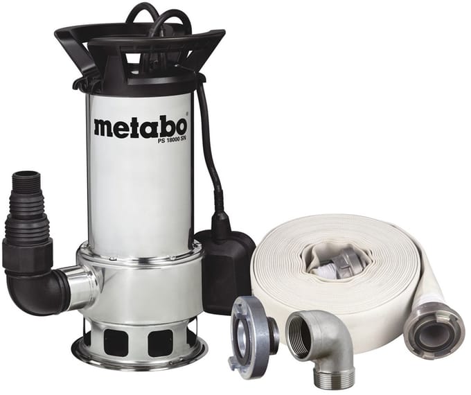 Metabo Vuilwater dompelpomp PS 18000 SN + slang en koppelingen