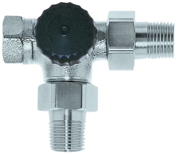 IMI Hydronic Engineering HEIMEIER Th.-driewegventielonderdeel met schroefnippel, aansluiting links, vern., 4151-02.000