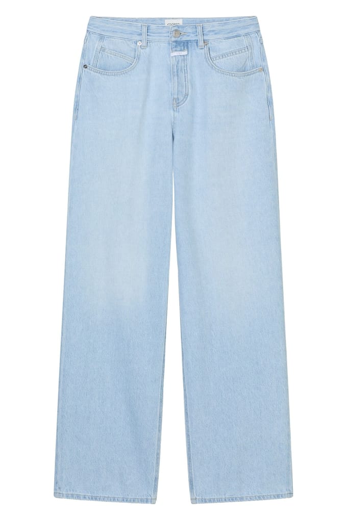Closed Nikka Light Blue Maat: W28L32 | Wijde Broeken Outlet | Dames | Blauw