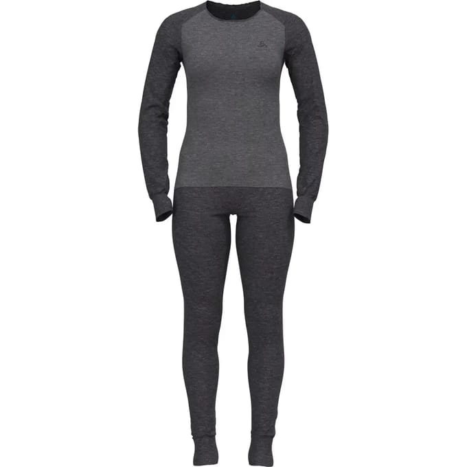 Odlo Active Warm Eco Special Set Dames Thermoset Dark Grey Melange - Grey Melange M