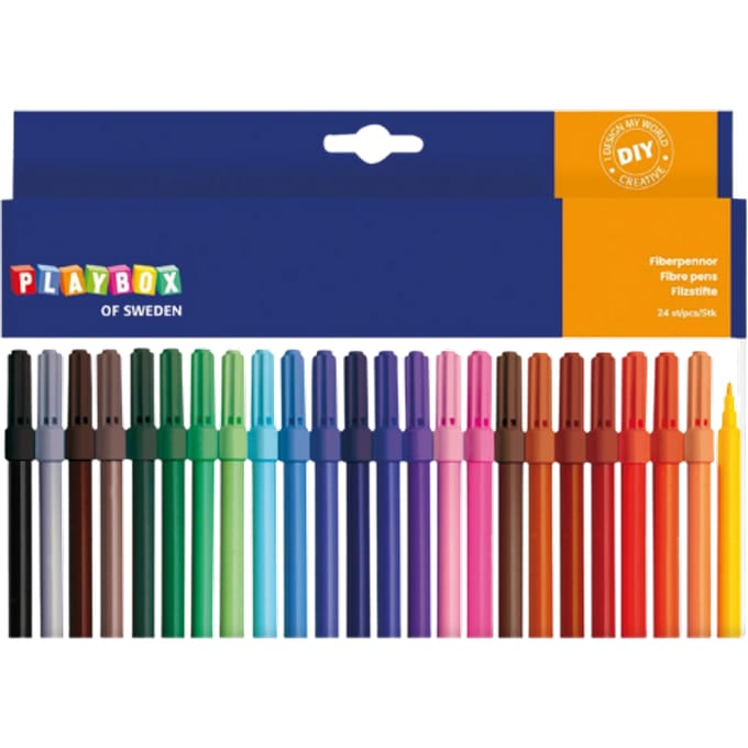 Playbox Kleurstiften - 24 stuks