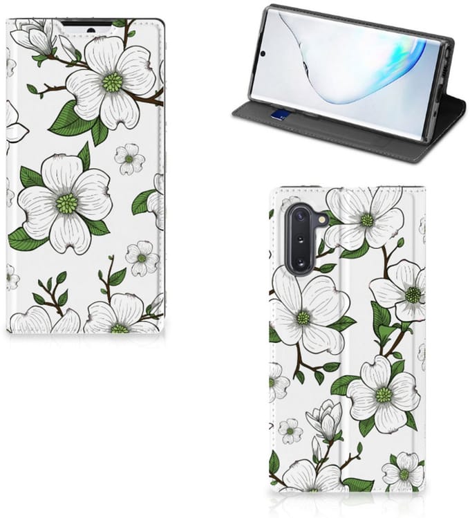 Samsung Galaxy Note 10 Smart Cover Dogwood Flowers
