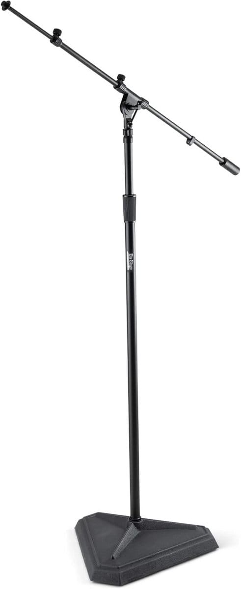 Microfoonstandaard Studio - Opname Statief - Professionele Opnames - Verstelbare Hoogte - 81 tot 124 cm - Zwart